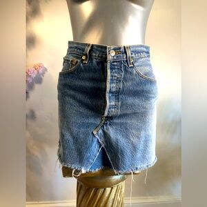 Levi’s E&J vintage jean denim skirt